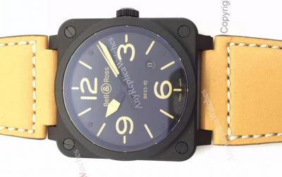 Replica Bell Ross BR-03-92  Watch Black Case - Swiss AAA Grade